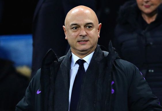 Spurs Director Daniel Levy attending a Tottenham hotspurs game.