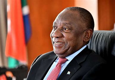 Cyril Ramaphosa the President of South Africa.