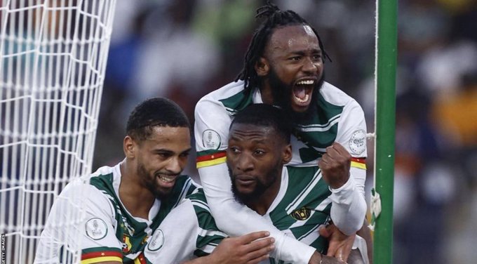 Indomitable Lions Stage Thrilling Comeback, Eliminate Gambia with 3-2 Win to Advance in AFCON