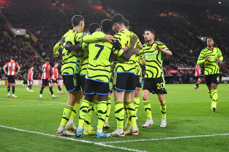 Arsenal Riot Sheffield United 6-0 Extending their Winning Streak to Seven Consecutive League Games