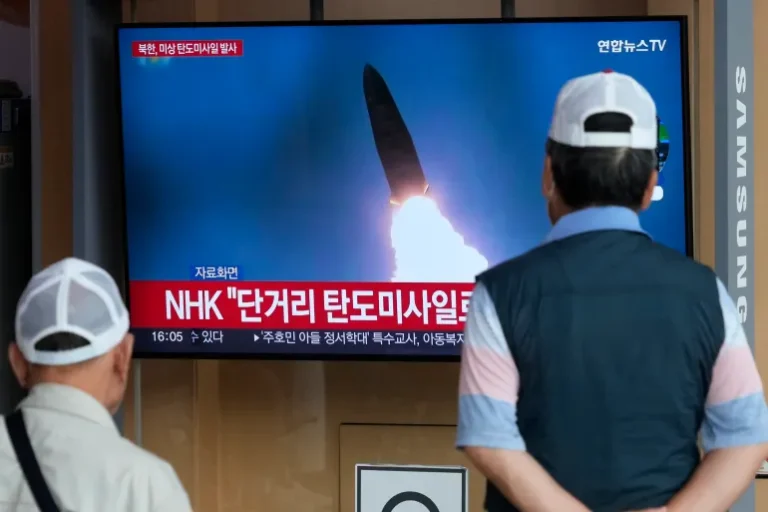 South Korean military says North Korea test-fired ‘ballistic missiles’