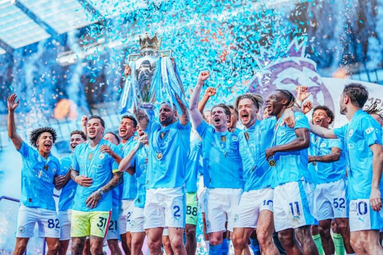 Man City win Premier League: Pep Guardiola’s side crowned for a record fourth season in a row