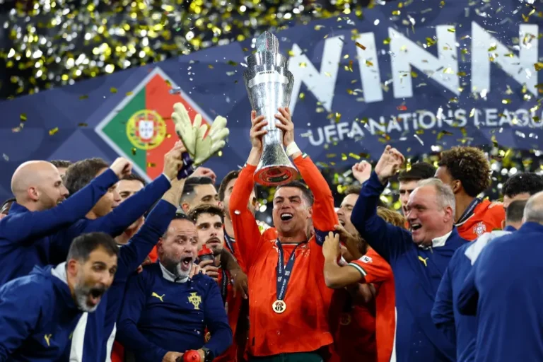 Portugal beat Spain in penalty shootout to win second Nations League crown